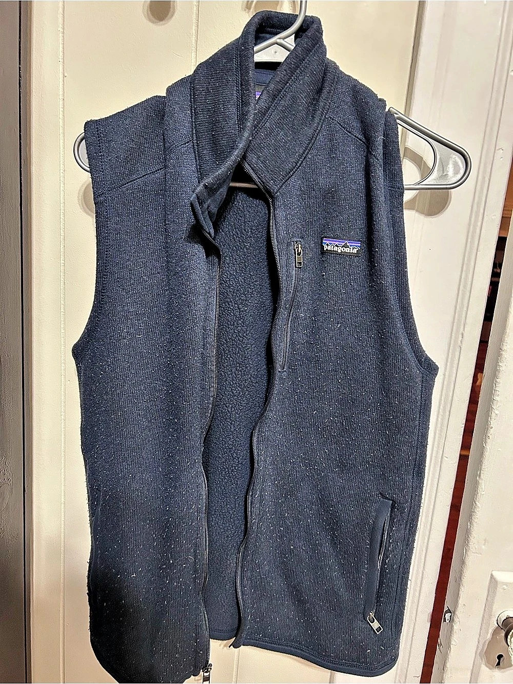 Patagonia Men's Better Sweater Vest Fleece Vest Blue Medium